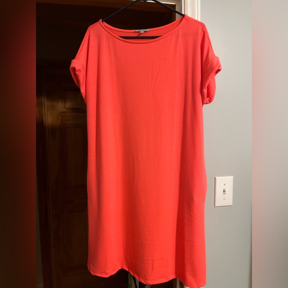 Coral Pink Dress